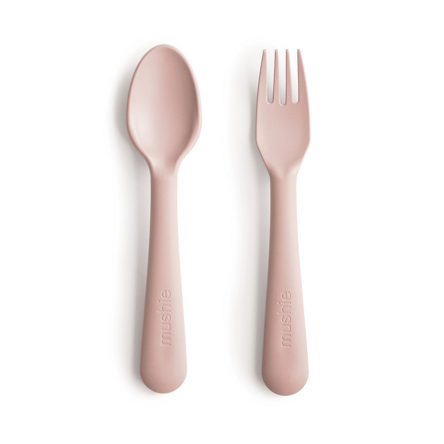 Mushie Dinnerware Fork & Spoon Set