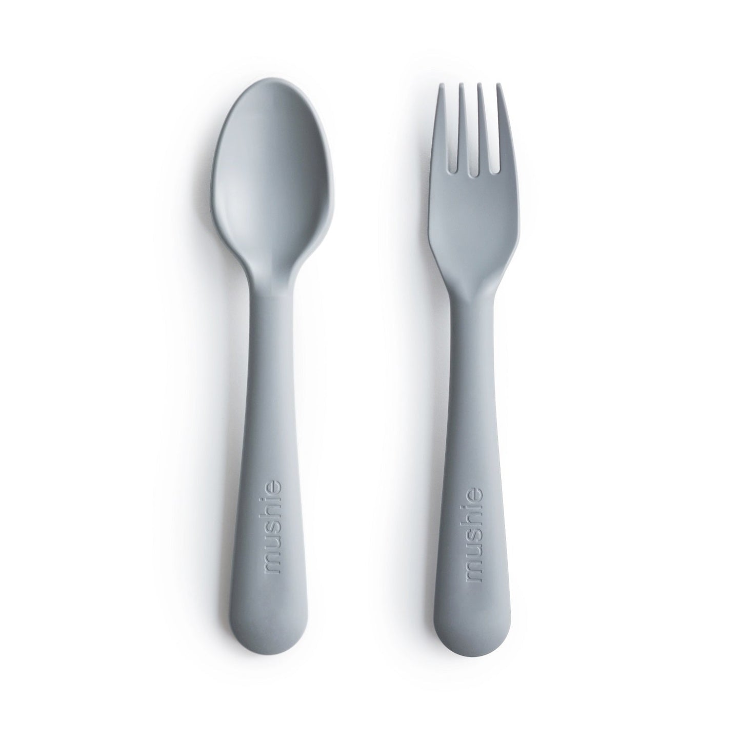 Mushie Dinnerware Fork & Spoon Set