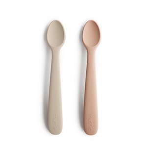 Mushie Silicone Feeding Spoon (2 Pack)