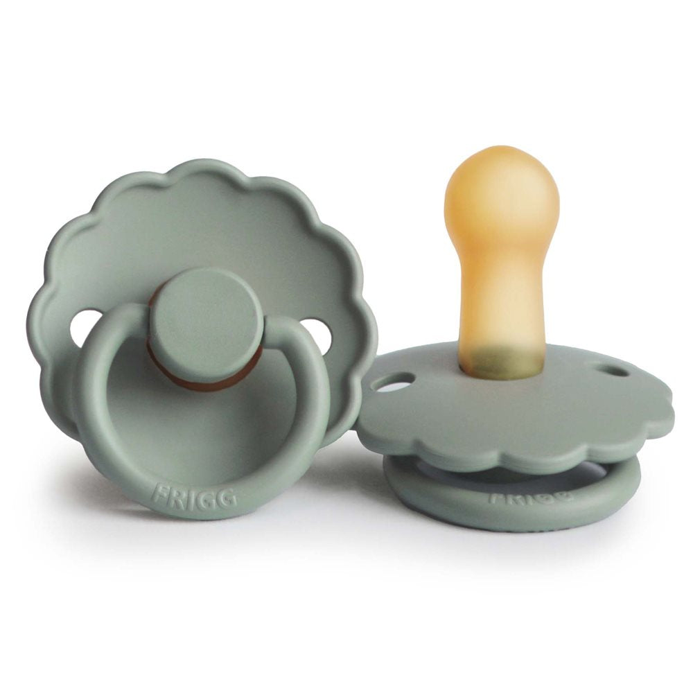 FRIGG Daisy - Round Latex Pacifier - Sage