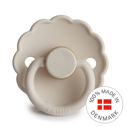 FRIGG Daisy - Round Latex Pacifier - Sandstone