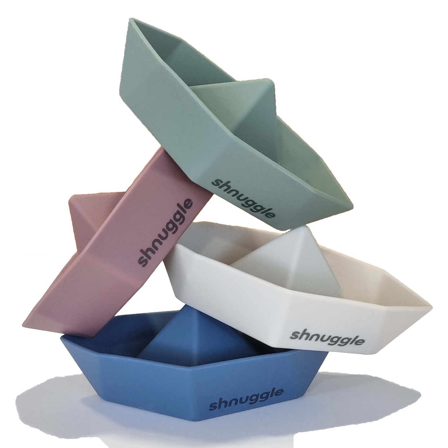 Shnuggle Stack 'n' Sail Silicone Boats